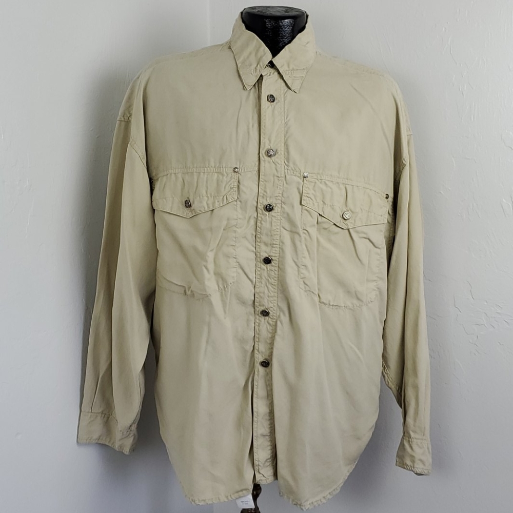 Authentic Versace Jeans Couture shirt buttons down long sleeve men size L